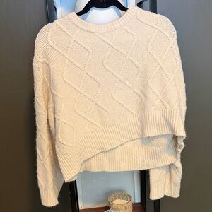 Cozy Cream Cable Knit Sweater